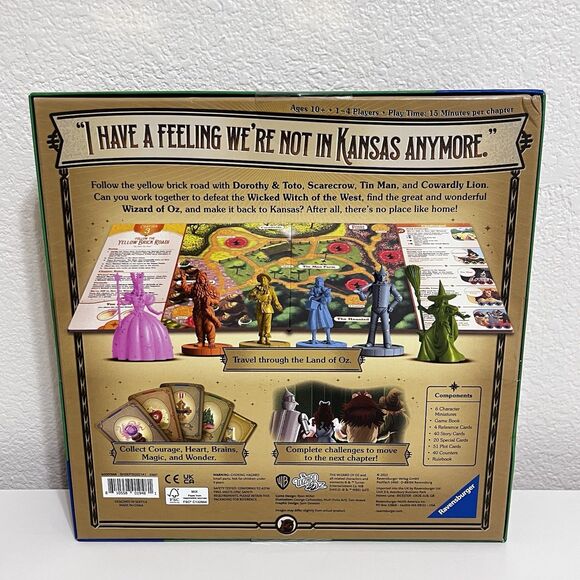 Ravensburger Wizard of Oz Adventure Book Game for Ages 10 & Up - NEW - Picture 2 of 13